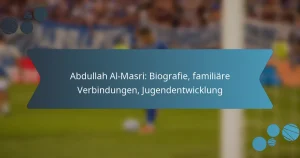 Abdullah Al-Masri: Biografie, familiäre Verbindungen, Jugendentwicklung